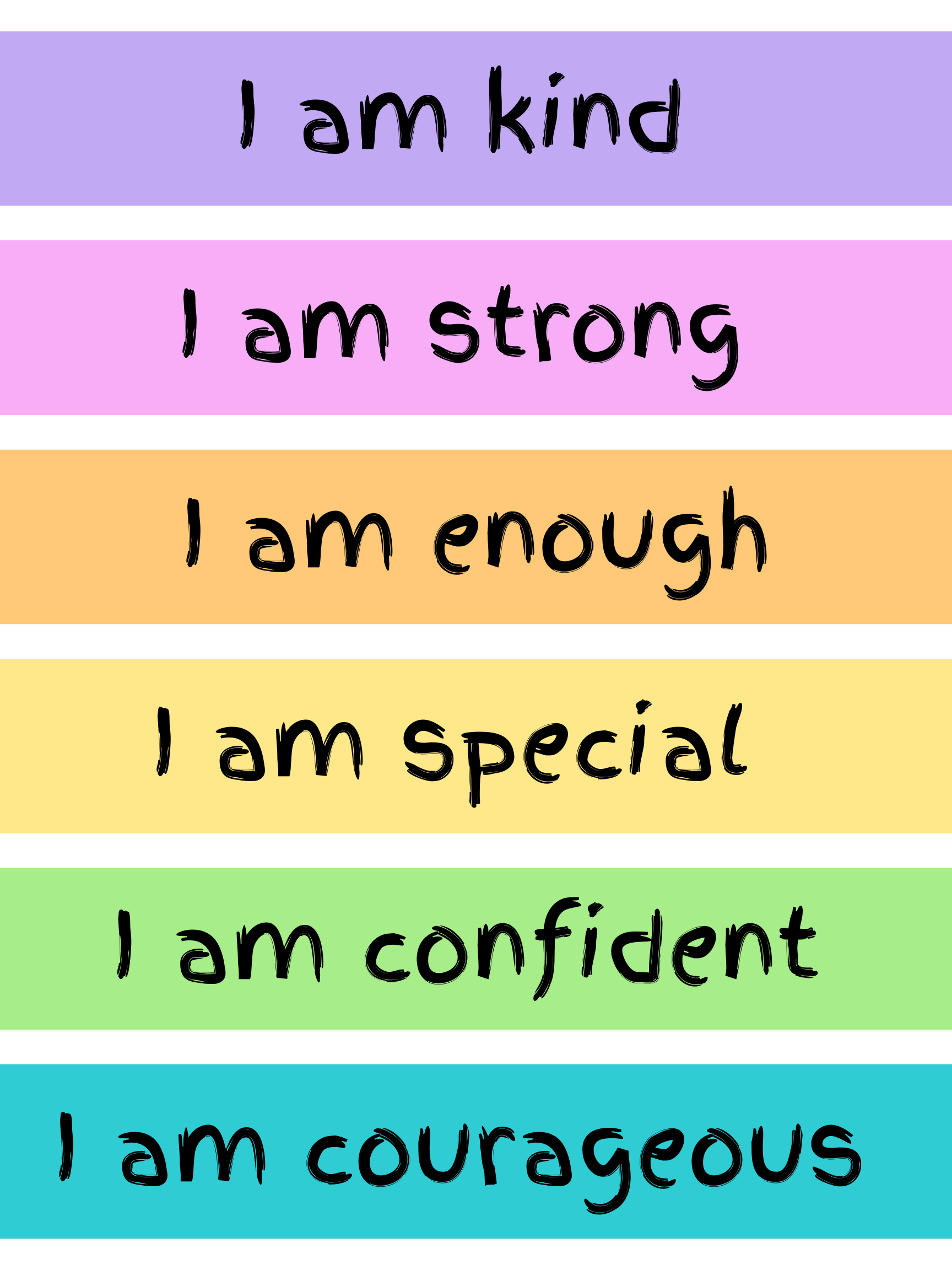 Positive affirmations 